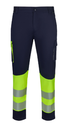Pantalon stretch bicolor  banda segmentada 303032S