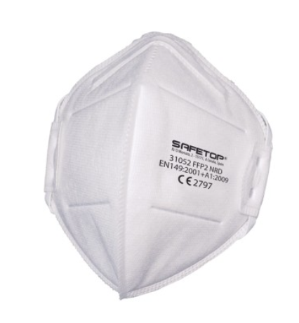 Mascarilla desechable FFP2 sin valvula 31052 (caja 20 uds)