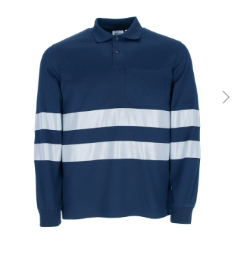 Polo manga larga visibilidad realzada LONGFORD