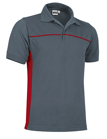 Polo manga corta THUNDER combinado