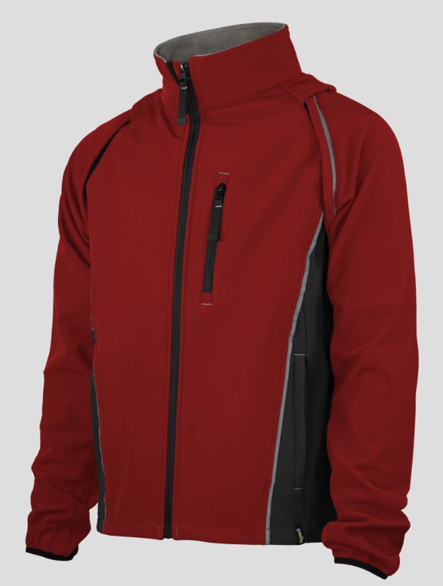 Chaqueta softshell WR.3.832 bicolor mangas desmontables