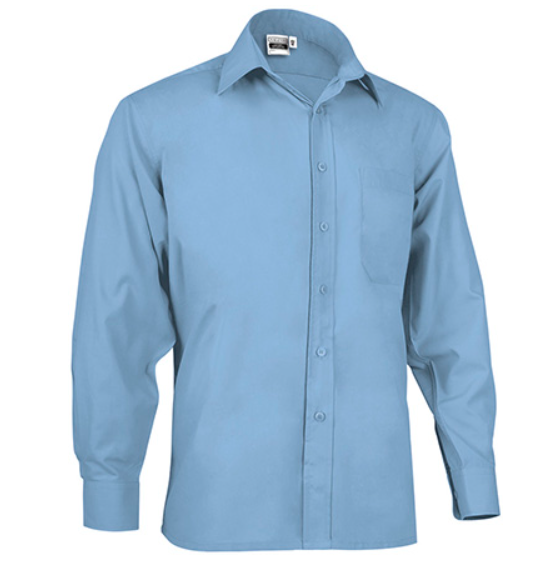 Camisa manga larga OPORTO con bolsillo