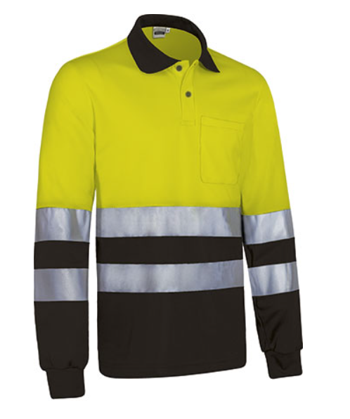 Polo  AV bicolor SNAKE manga larga.