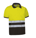 Polo AV bicolor DELAWARE manga corta