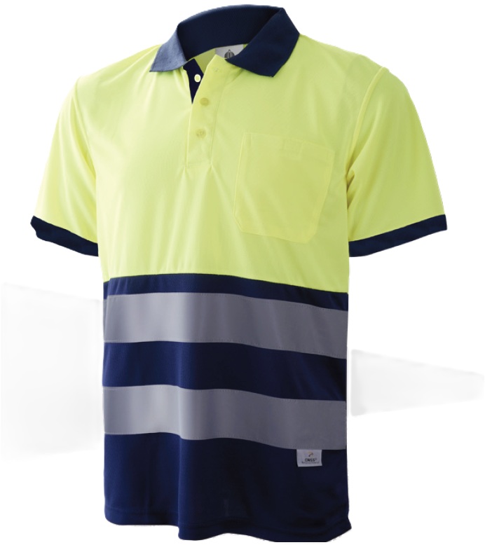 Polo algodon combinado AV m/c 1201A