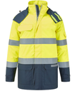 Parka alta visibilidad impermeable FR617 ignifuga antiestatica