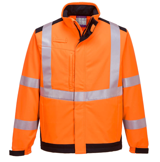 Chaqueta softshell alta visibilidad MV72 ignifugo antiestatico