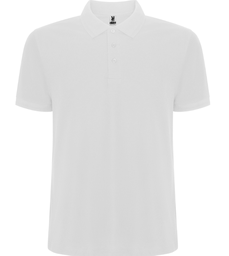 Polo PEGASO PREMIUM Blanco manga corta