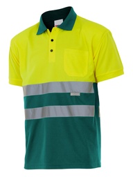 Polo Bicolor Alta Visibilidad 173 talla 4XL