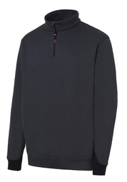 Sudadera bicolor media cremallera 4844