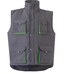 Chaleco Acolchado bicolor 205902 Multibolsillos