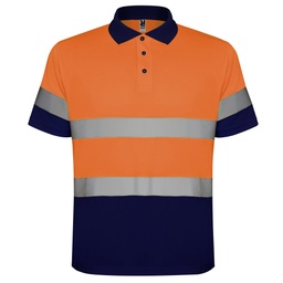 Polo alta visibilidad POLARIS manga corta talla 3XL