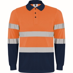 Polo alta visibilidad POLARIS manga larga talla 4XL