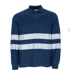 Polo manga larga visibilidad realzada LONGFORD