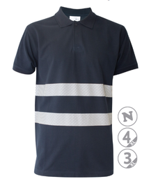 Polo manga corta visibilidad realzada SLAM