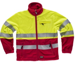 Forro polar alta visibilidad C4025 cremallera completa
