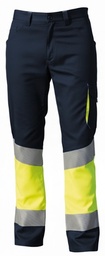 Pantalón alta visibilidad TANAKA elástico banda segmentada