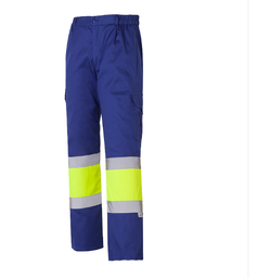 Pantalon multibolsillos combinado -marino AV 1061