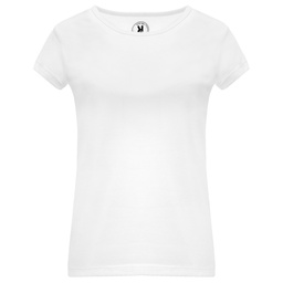 Camiseta de trabajo blanco manga corta mujer HAWAII