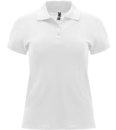 Polo PEGASO woman Blanco manga corta