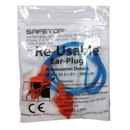 [82750] Tapones auditivos TRACK-FIT SNR 24 con cordón - caja de 100 pares