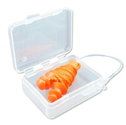 [82755] Tapones auditivos con cordón reutilizables TRACKFIT SNR24 