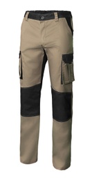 Pantalón bicolor 103020B multibolsillos